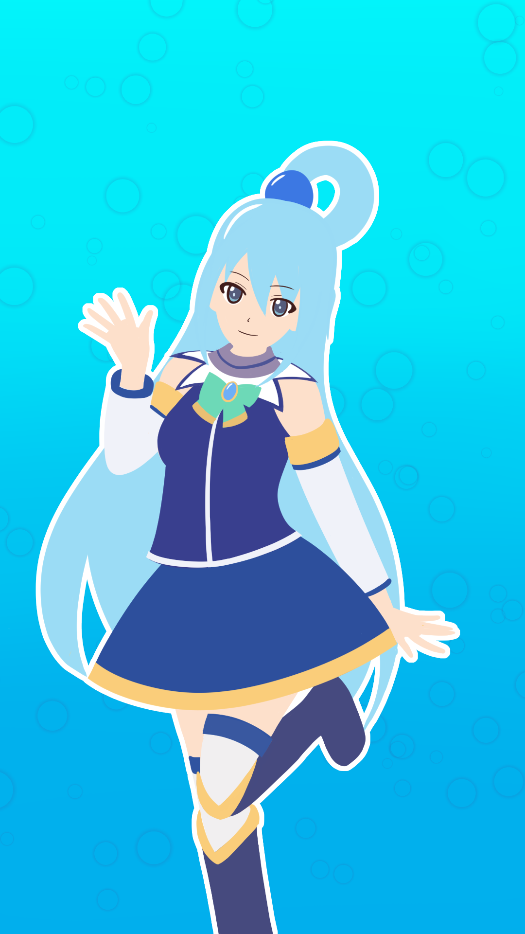 Aqua (Konosuba) by Blesseddo01 on DeviantArt