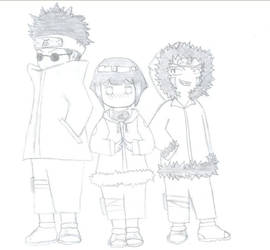 Team 8 Shino Hinata Kiba