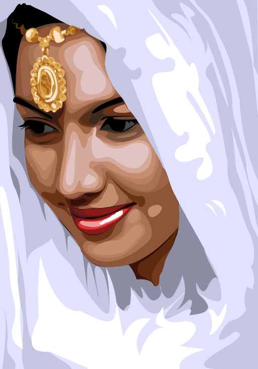 Ms. Maria in Vector