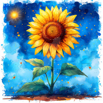 Sunflower Blue Sky