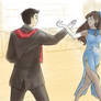 Makorra: The Fire Nation Dance (watertribe dress)