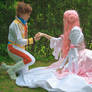 Suzaku kururugi and Euphemia Li Britannia - garden