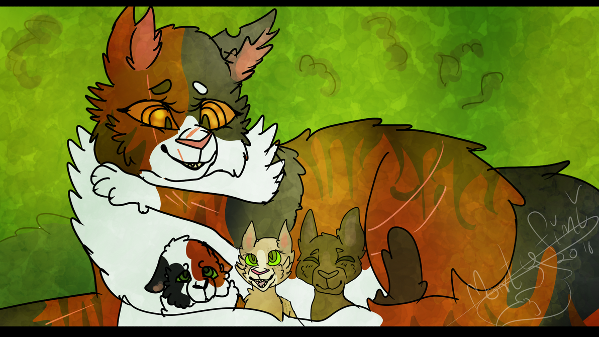 Mapleshade And Her Kits by M0rtyfini on DeviantArt