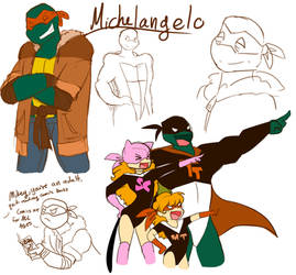 AMNT: Adult Michelangelo Concept Sketches