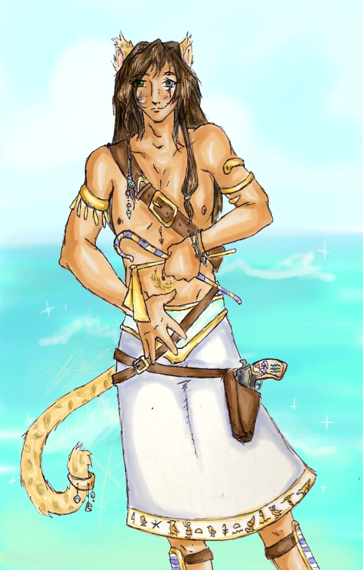 Egyptian Catboy Pirate