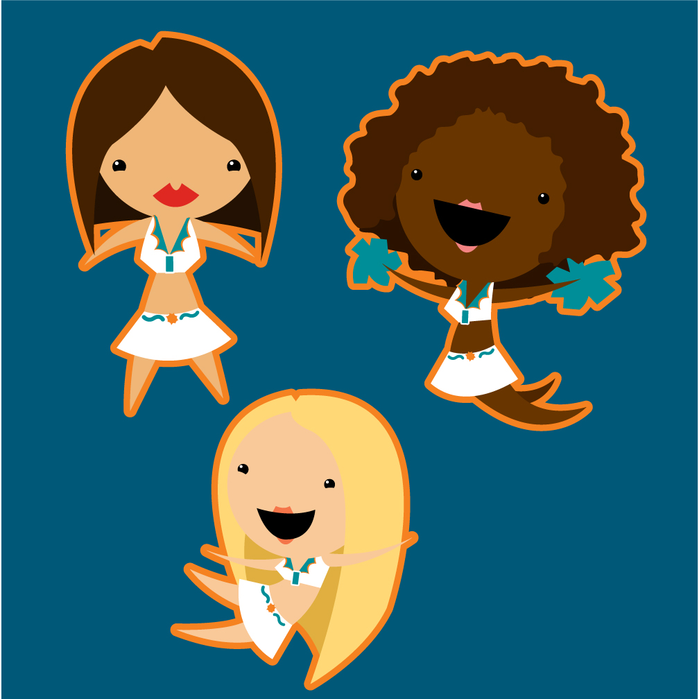 Dolphin Cheerleaders