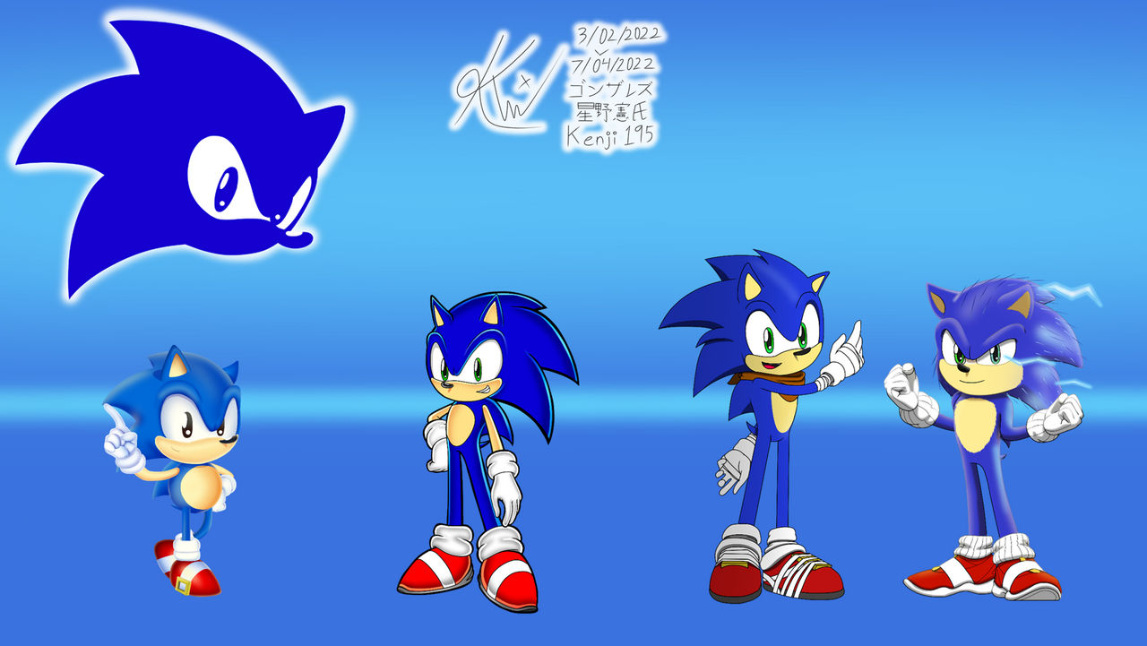 Sonic Rings Evolution Evolution - Sonic by Kenji195 on DeviantArt