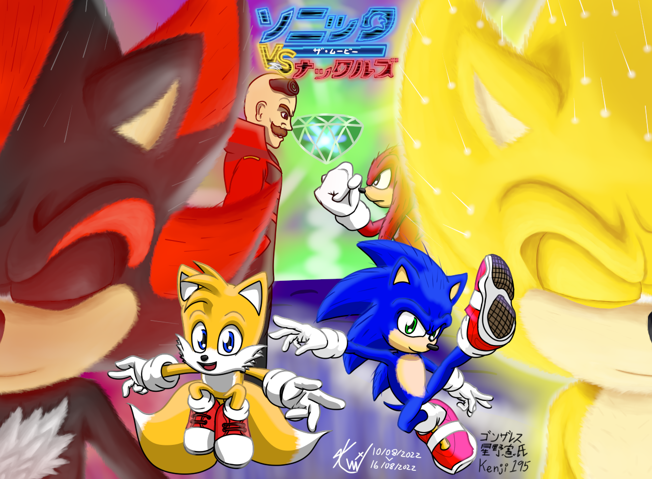 Sonic 2 o Filme: Knuckles persegue Sonic e Tails by ALIX2002 on DeviantArt