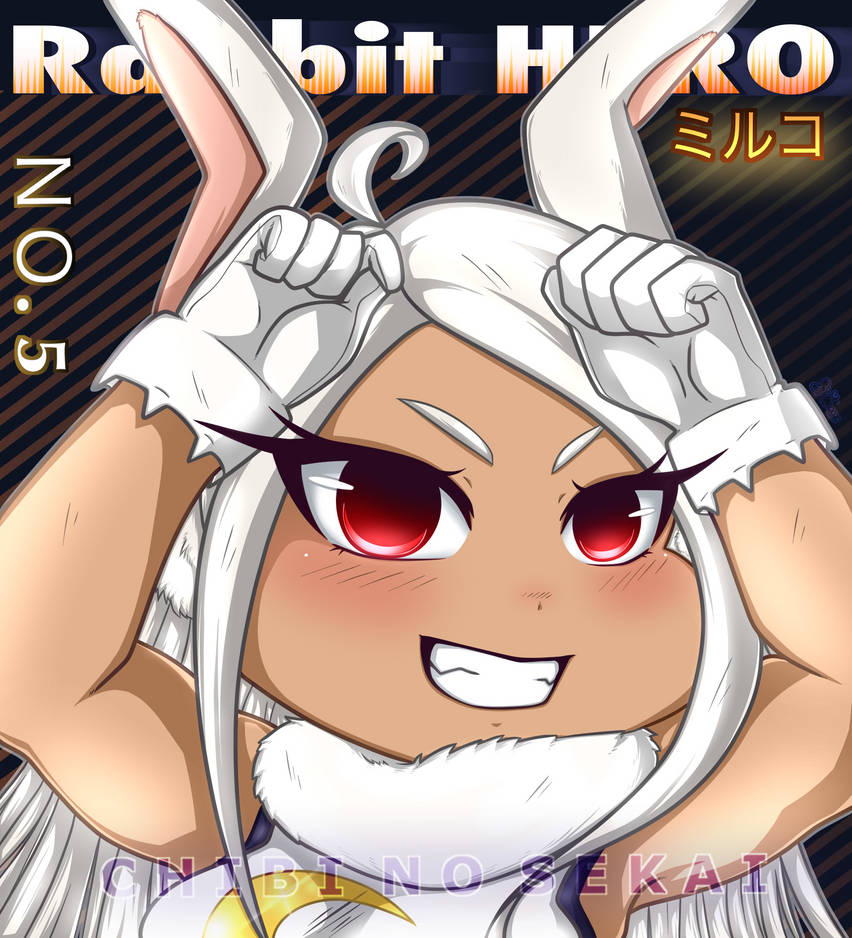 Michibo Rabbit Rabbit Hero Mirko Chibi by ChibiNoSekai on DeviantArt