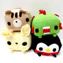 Rectangular Animal Plushies