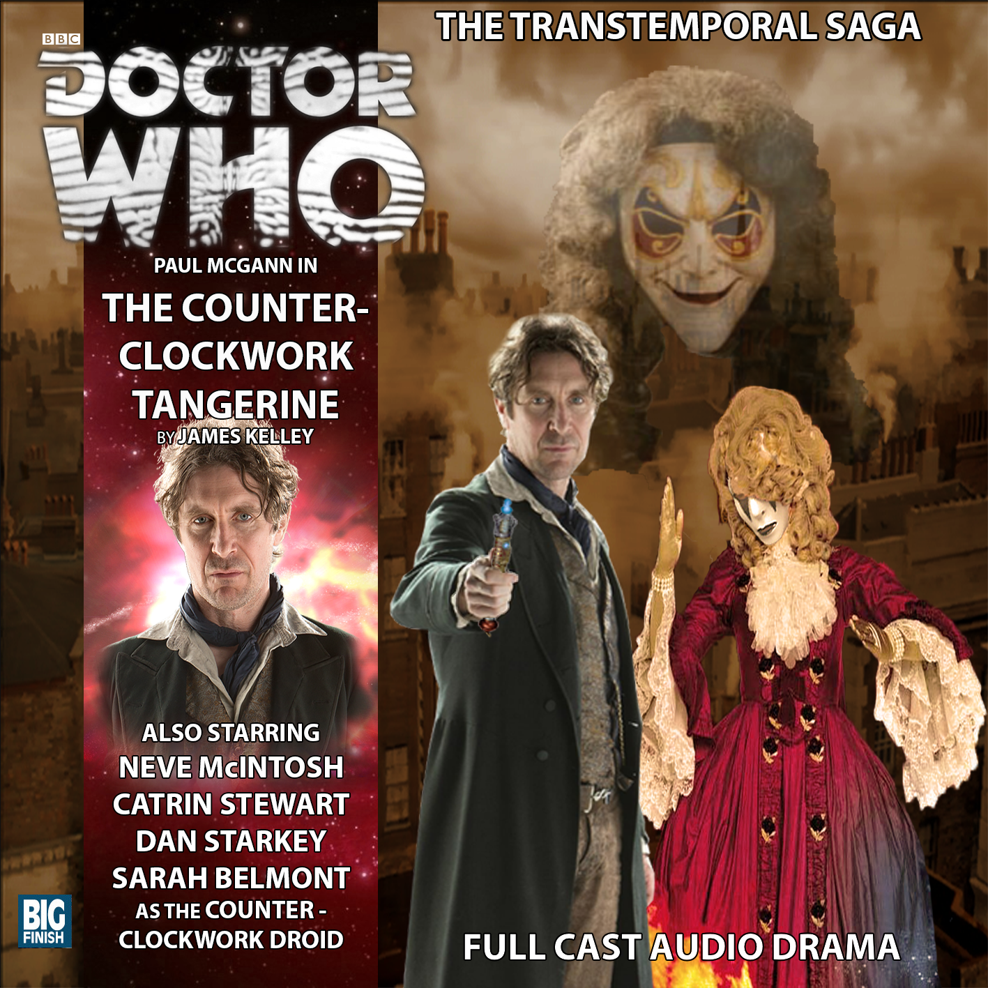 Big Finish Cover- The Counter-Clockwork Tangerine