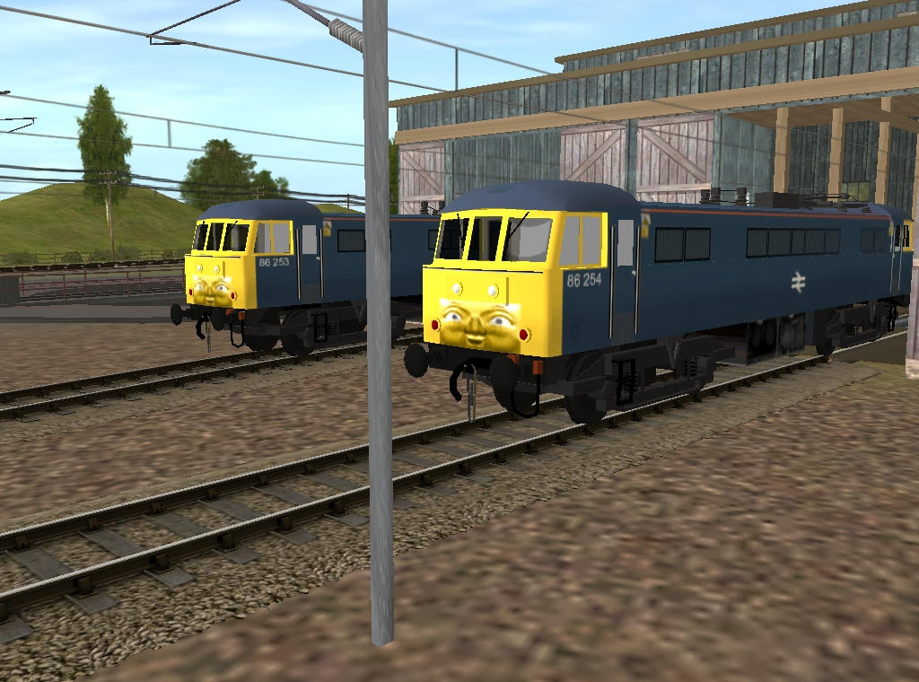 Twitter RWS: Class 86s 86253 and 86354 by OkamiTakahashi on DeviantArt