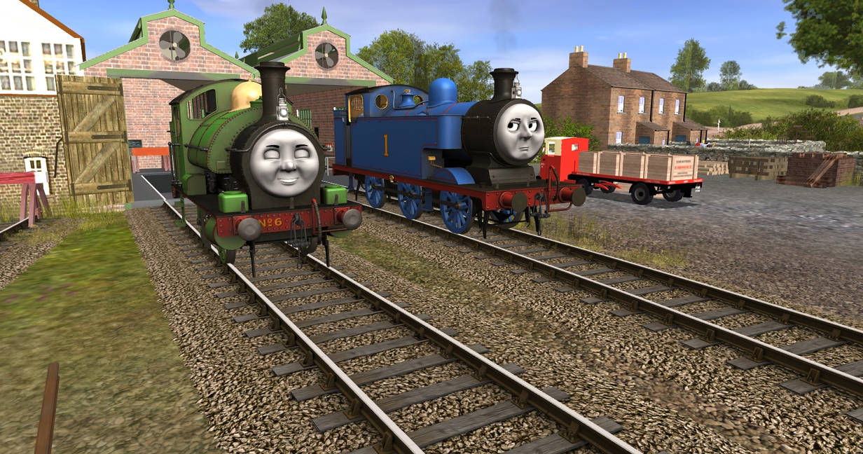 Si3d Teasing Thomas (Sodor Island 3D Version) by OkamiTakahashi on DeviantArt
