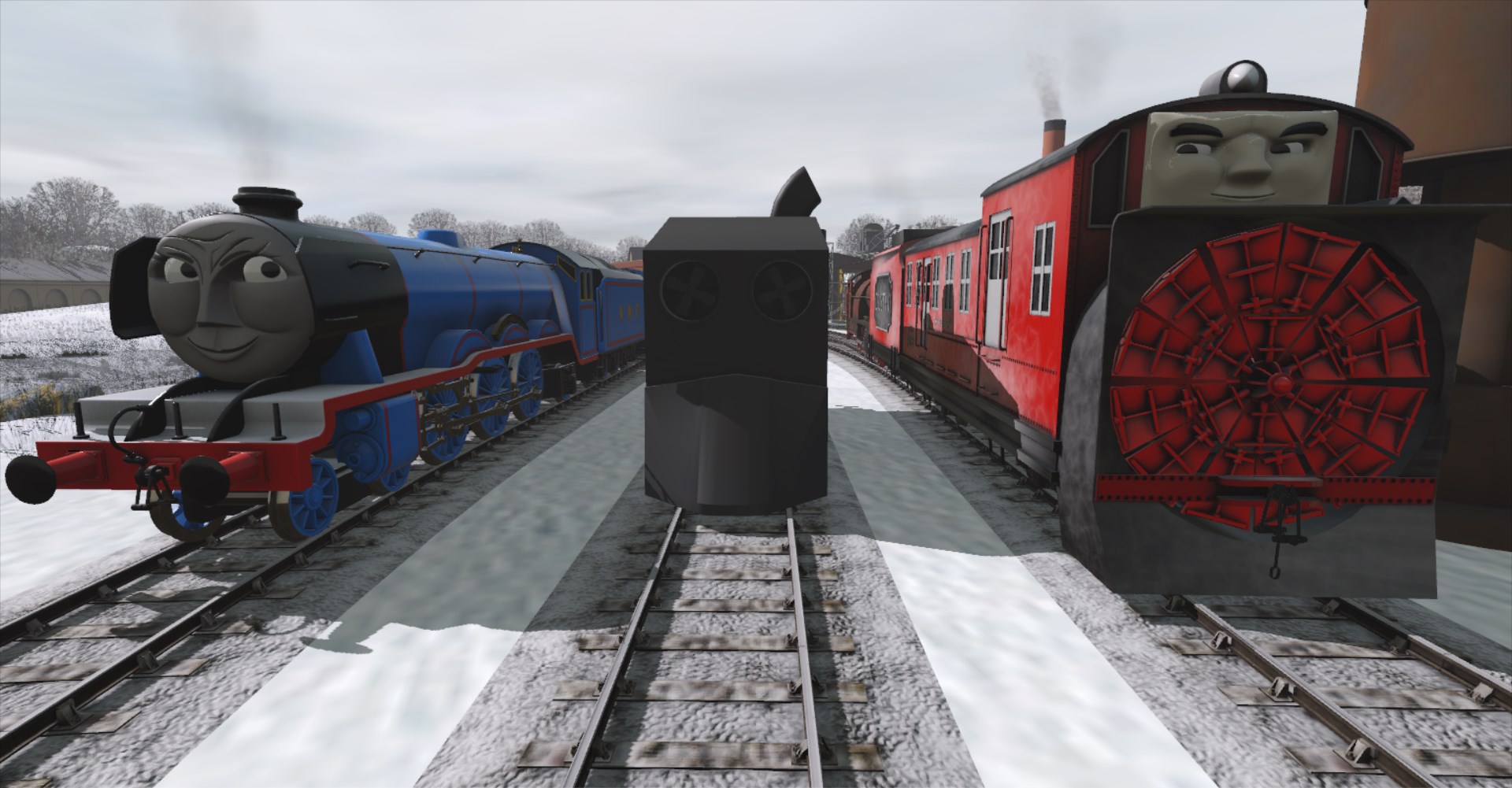 Gordon and the Rotary Snowplows by OkamiTakahashi on DeviantArt