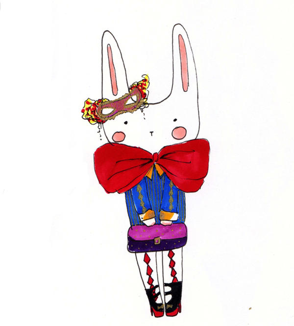 Miss bunny went to the ball by Raquel-Lapin on DeviantArt