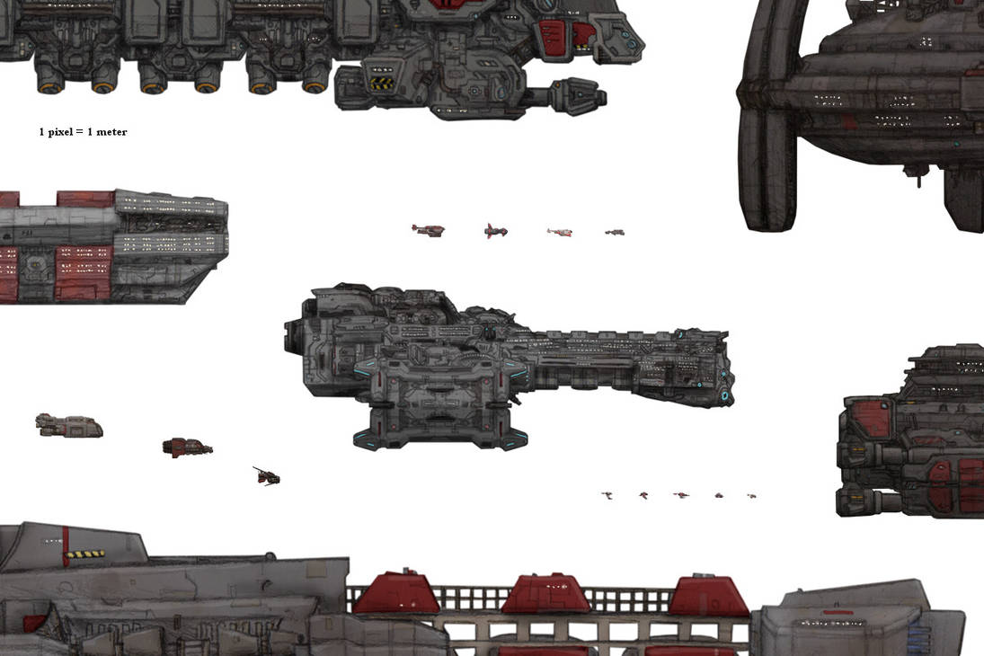 Terran Fleet Preview by xiaorobear on DeviantArt