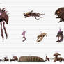 Starcraft to Scale: Zerg Chart (old)