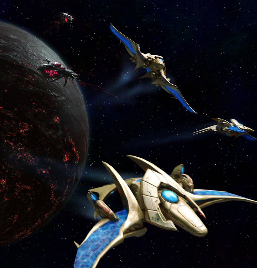 Protoss Phoenix Fan Art by xiaorobear on DeviantArt