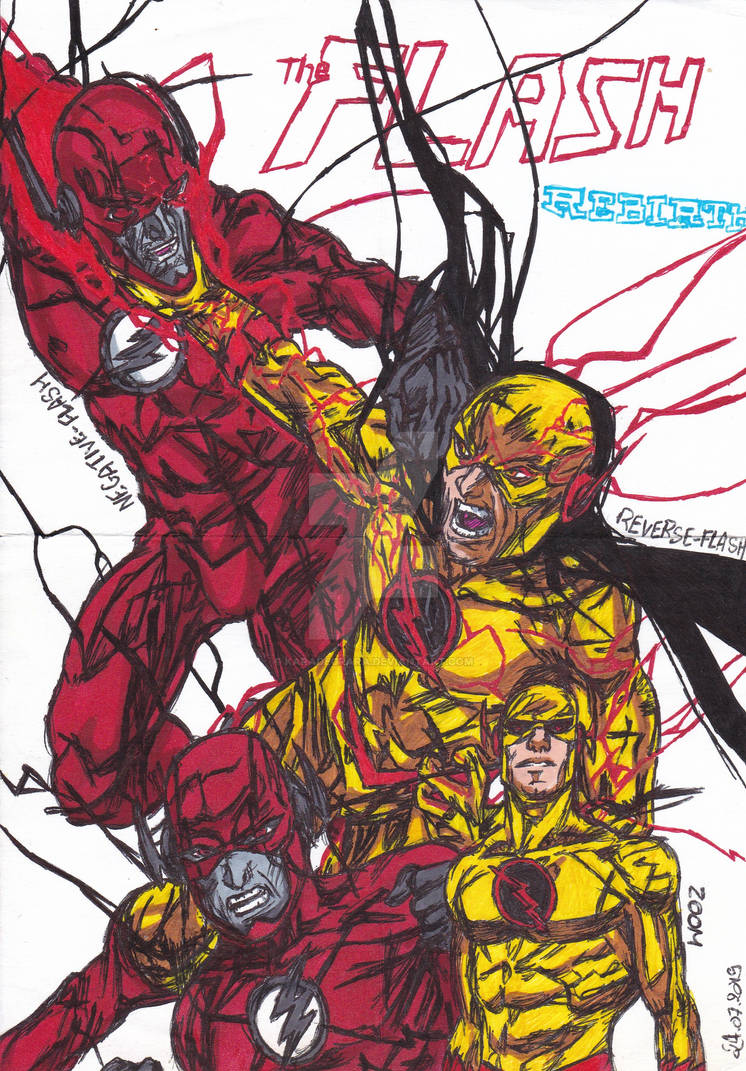 The Flash - Negative Flash, Reverse-Flash, Zoom by KaradegRara on ...