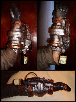 Steampunk Gauntlet - Dragon's Breath