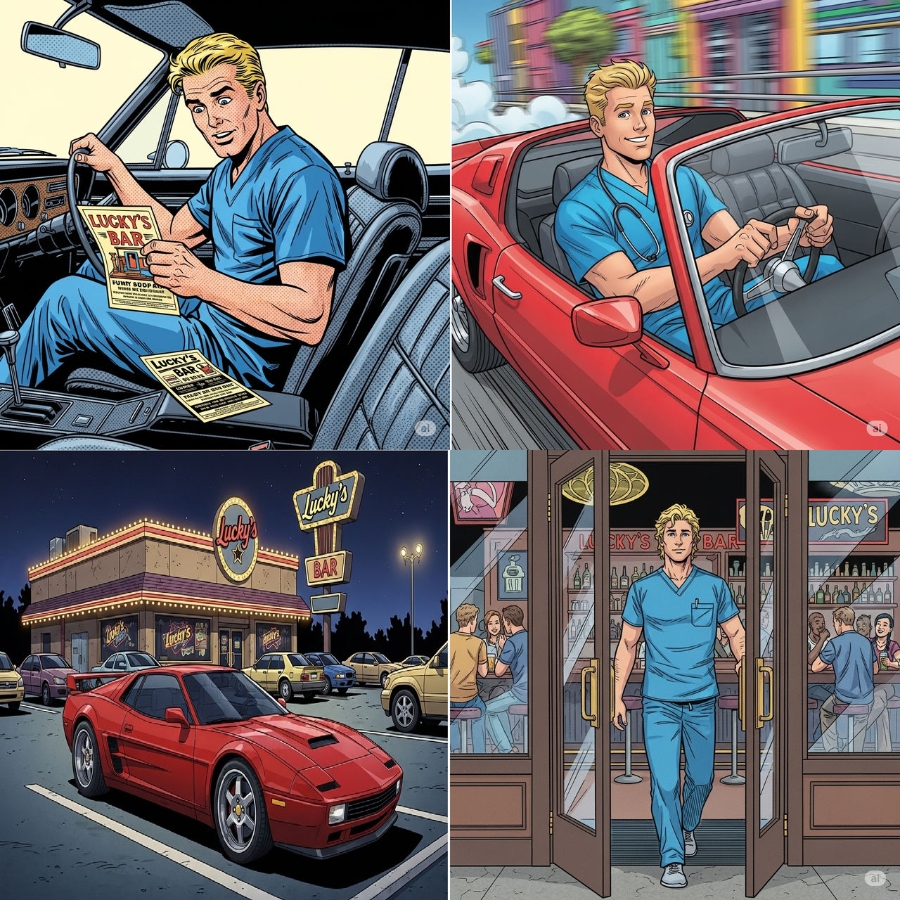 Luckzs One Night at Luckys (2/9) by jermthakid on DeviantArt