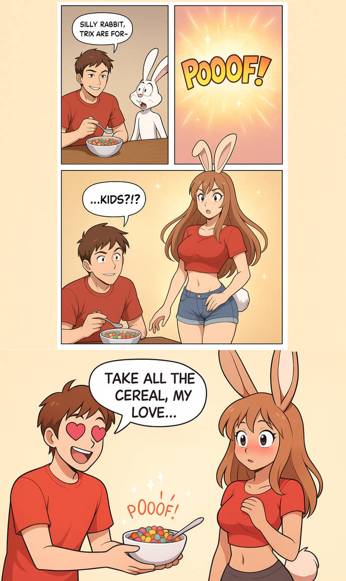 Silly Rabbit Deviantart Silly Rabbit, Trix are for... by jermthakid on DeviantArt