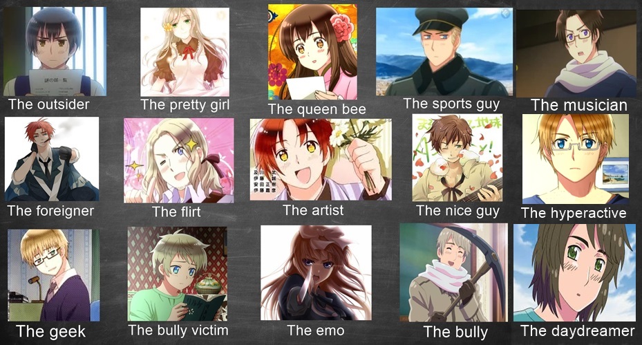 Hetalia school students meme