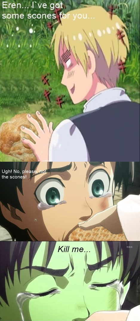 APH and AoT: England feeds Eren scones