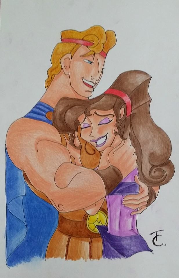 Herc and Meg - Disney - Hercules