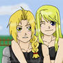 Ai-Love Ed and Winry colored