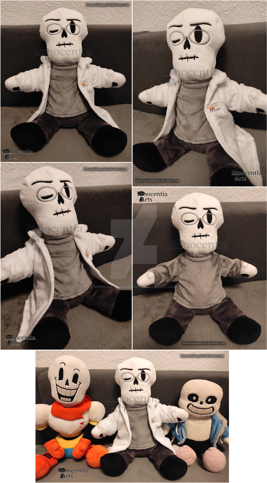 Handplates W.D. Gaster Plush by InnocentiaSanguinis on DeviantArt