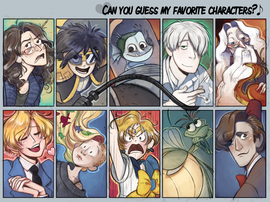 Favorite characters meme