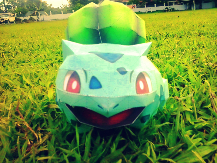 001 Bulbasaur Papercraft