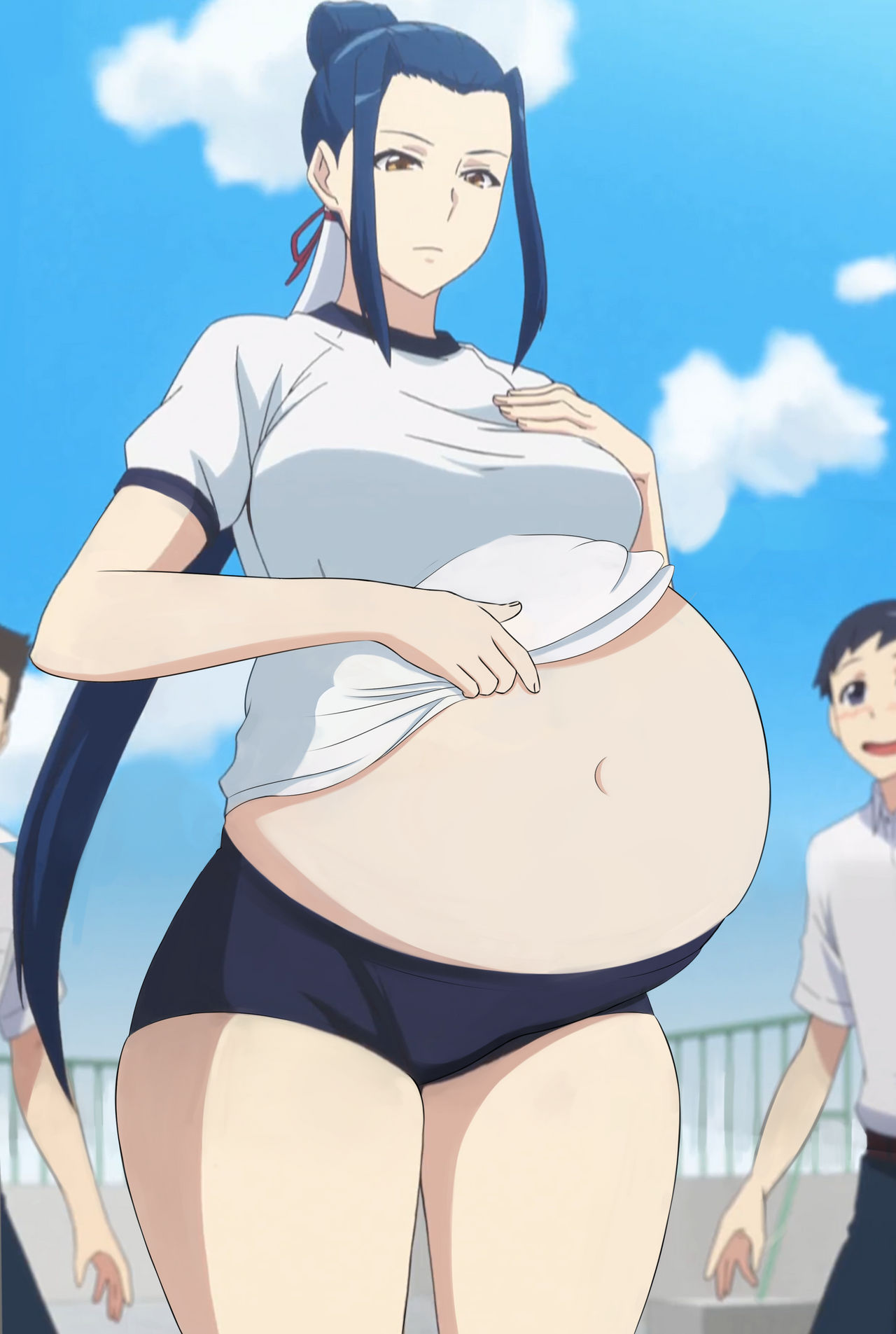 kokuyou's stuffed bloated belly by shab-eru on DeviantArt
