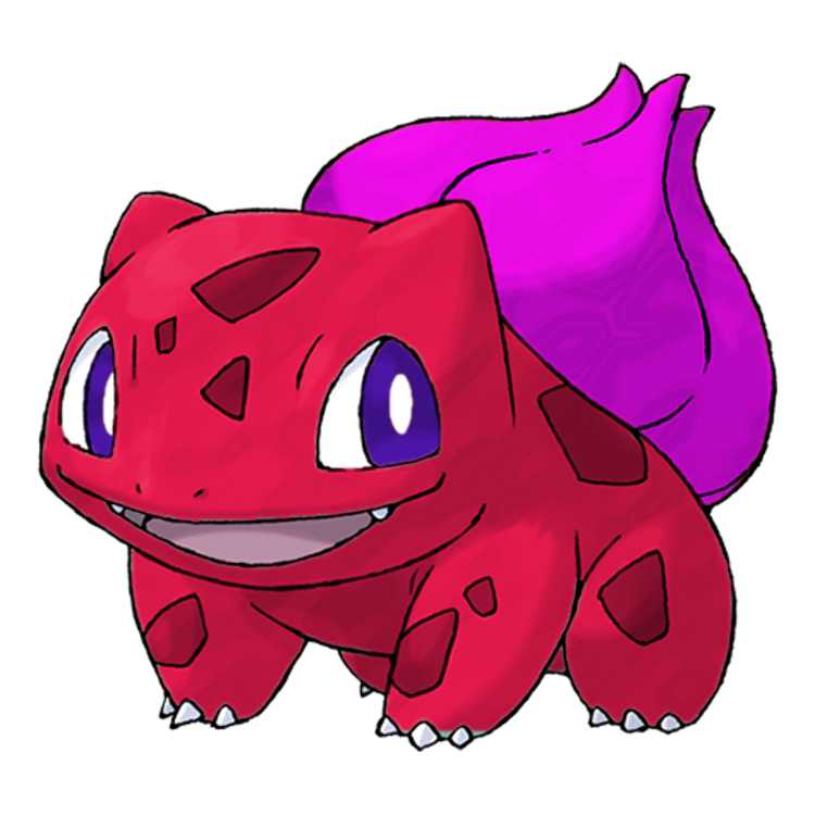 Shiny Bulbasaur by 5991BloodRose1995 on DeviantArt