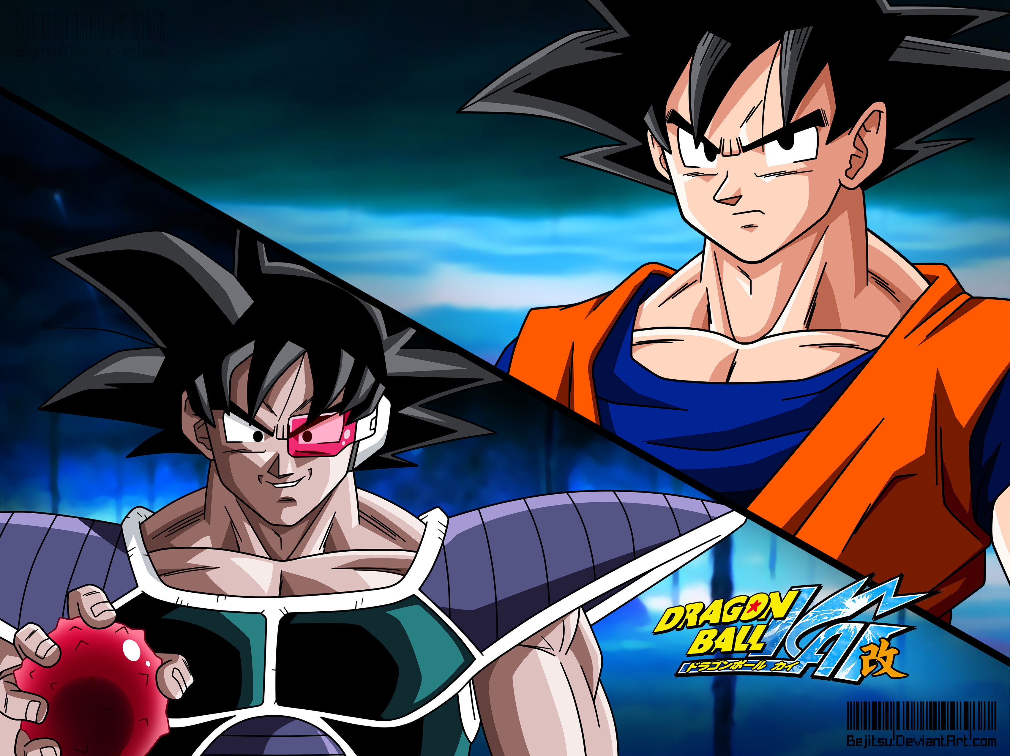 Goku Vs Turles by kaioken-x10 on DeviantArt