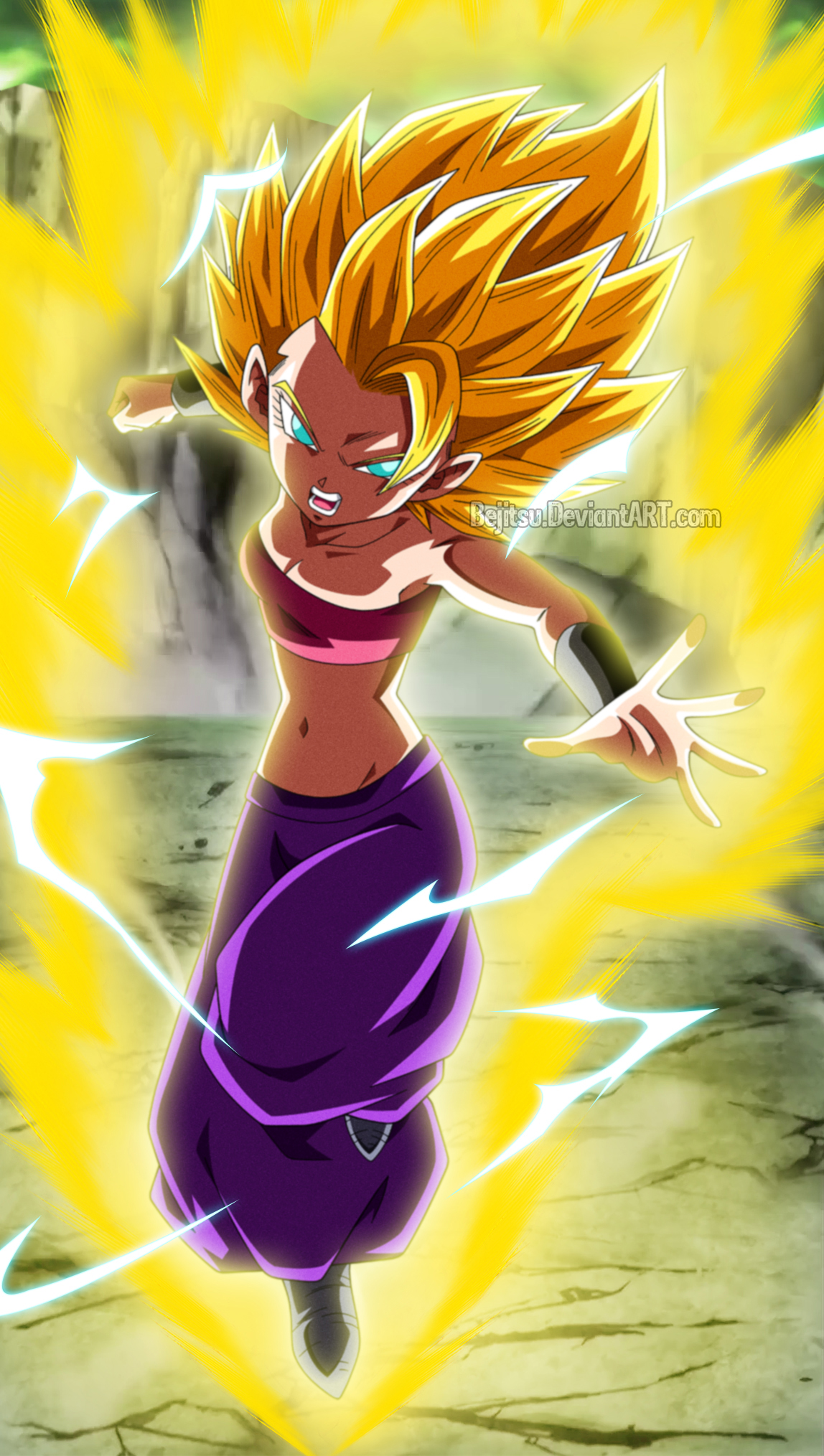 Dragon Ball Super Caulifla Ssj2 By Bejitsu On Deviantart