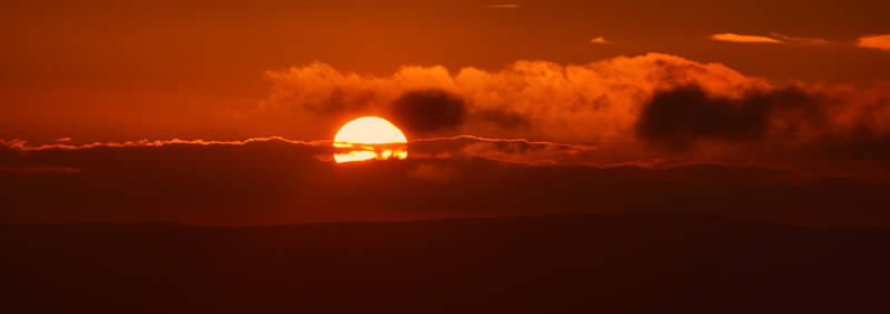 Kinderscout sunset