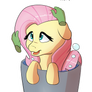 Fluttershy being washed