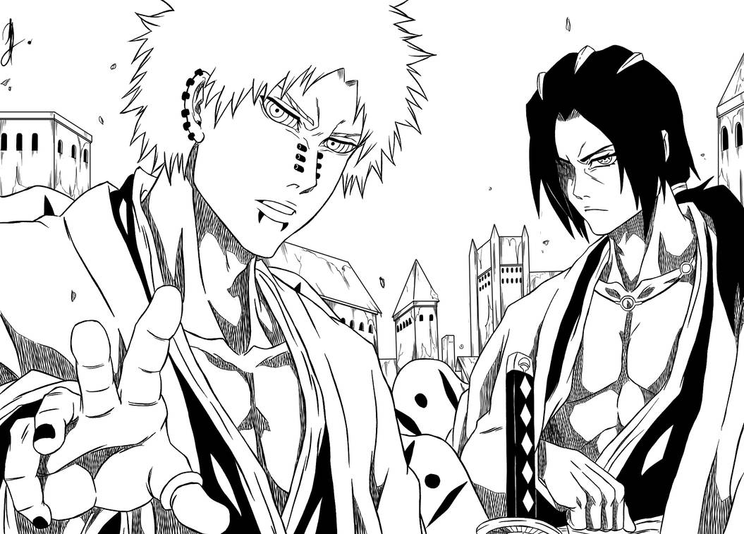 Bleach x Naruto Crossover Manga Art by KaiZuki11 on DeviantArt