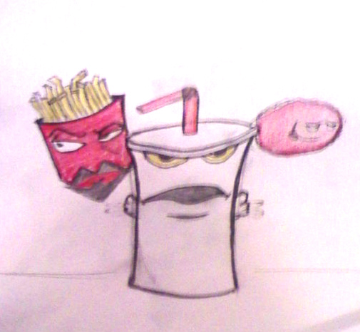 -ATHF- Frylock, Meatwad, Shake