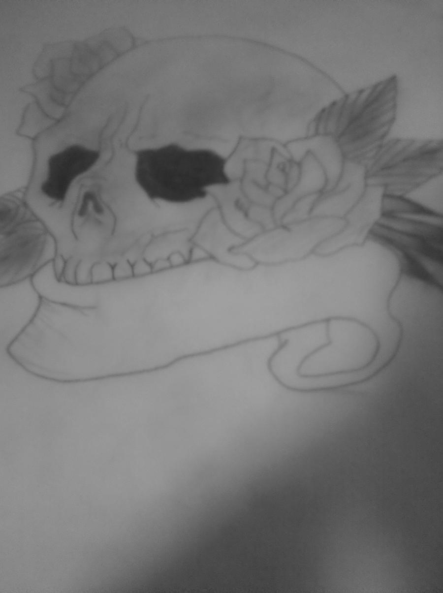 x.x Skull-Rose x.x