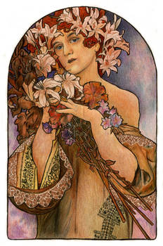 Mucha's Flowers