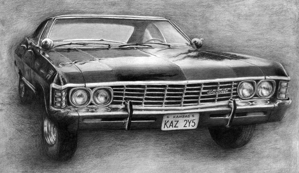 Supernatural Chevy Impala 1967 by AnnaSulikowska on DeviantArt