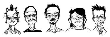 Sketchin' Heads