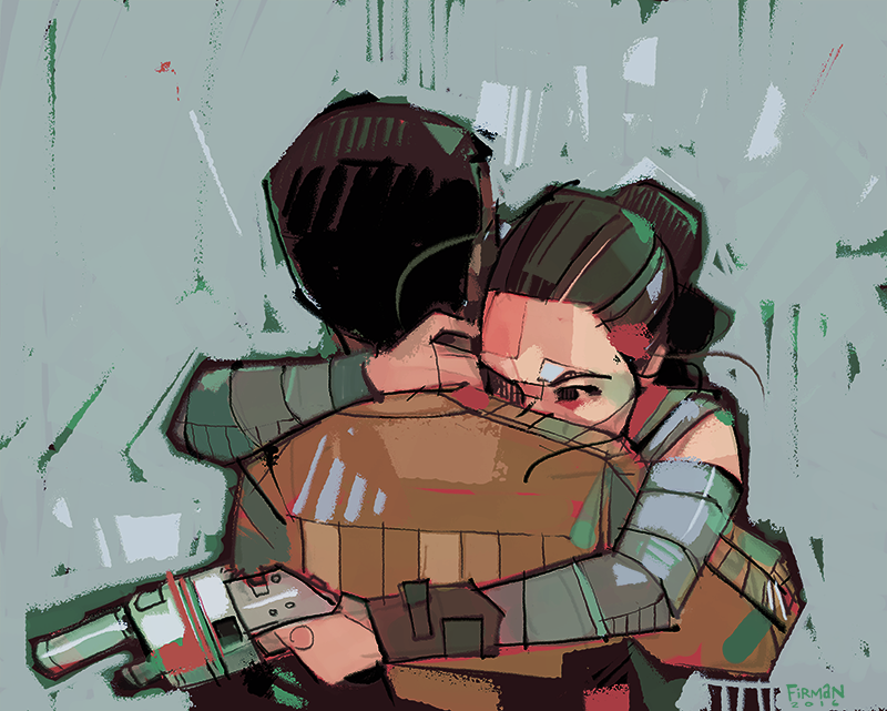 Rey a Day 21 - Hug