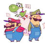Mario and Luigi and Yoshi