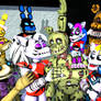 (Fnaf sfm AU) Happy birthday Springtrap