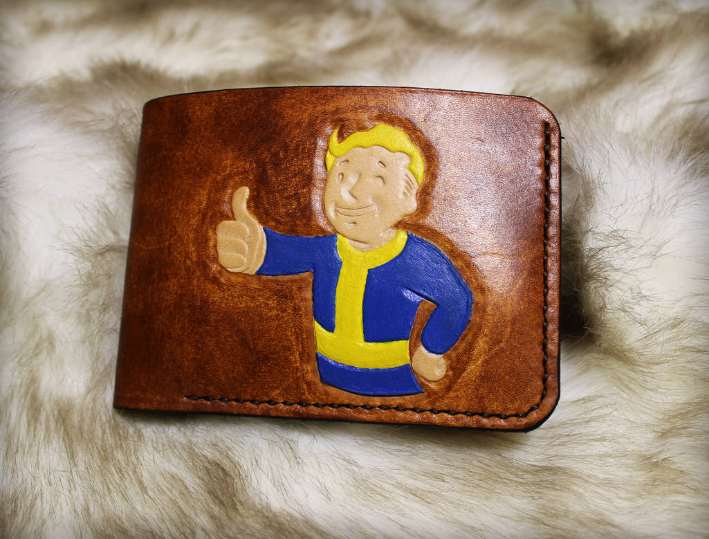 Leather Fallout Wallet by EverLeather on DeviantArt