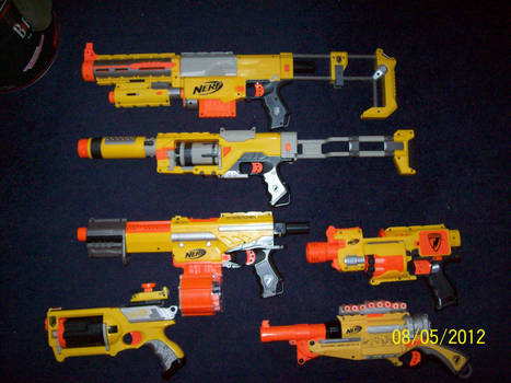 My collection of Nerf guns